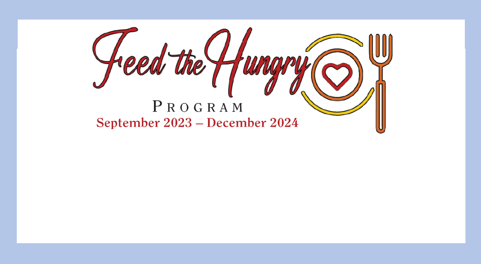 Feeding the Hungry Initiative
